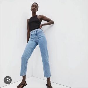Everlane The Way High Jean Light Indigo High Rise 23